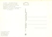 CPM Biarritz Vieilles gravures de 1855 Le Palais Imperial 