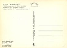 CPM Biarritz Vieille gravure de Biarritz 1856 Chapelle Ste Eugenie avant la construction du Port des