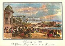 CPM Biarritz Vieilles Gravures de 1858 