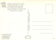 CPM Biarritz Vieilles Gravures de 1858 