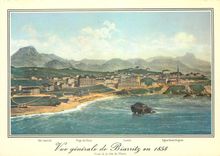CPM Biarritz Vieille Gravures de 1858 