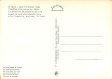 CPM Bayonne Vieilles Gravures de 1850 Le Port de Bayonne avec ses quais et ses marchands face a la C