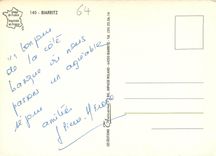 CPM Biarritz Rocher de la Vierge Plage Port des Pecheurs Rocher du Basta 