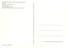 CPM Sandro Botticelli 1444 45 1510 Werkstatt Venus