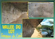 CPM Vallee du Lot Fresques de Ganil 