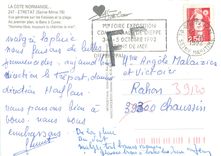 CPM Etretat Seine Mme Vue generale sur les Falaises et la plage 