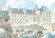 CPM Blois la facade des loges Aquarelle de Ph Legendre Kvater 1988 