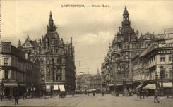 Antverpeno -CPA- Strato Leys Esperanto Instituto