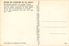 CPM Office de la Prevention Civile Musee de l'Affiche et du Tract 