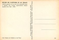 CPM Logement de Garcon Musee de l'Affiche et du Tract 
