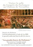 CPM Visitez la salle du Congres du Parlement au Chateau de Versailles 
