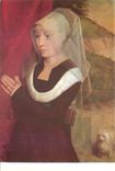 CPM Hans Memling Portret de femeire rugindu se 