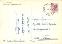 CPM Valle d'Aosta Gressoney Catena del M Rosa