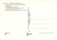 CPM Paray le Monial Chevet de la Basilique Notre Dame