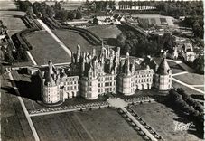 CPM Chambord Loir et Cher Vue aerienne Le Chateau Facade Nord 