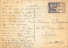 CPM Reims La Cathedrale 