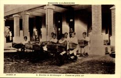 The Indies - CPA- Diocese of Krishnager - Class in the open air - Mission Salesiennes India India