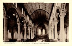 Belgian Congo - Kafabu- the church recently achevee - CPA- Salesiennes Mission