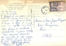 CPM La Bretagne Pointe du Raz Finistere Le Maine couche au fond la baie des Trepasses