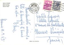 CPM Roma notturne Esedra Platz 