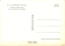 CPA Le Folgoet Finistere Fontaine Miraculeuse de Notre Dame du Folgoet 