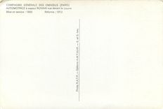 CPM Automotrice a vapeur Rowan vue devant le Louvre 