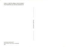 CPM Paris Le Metro Aerien Pont de Bercy 