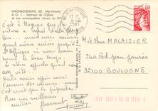 CPM Magnac Bourg Hte Vienne Interieur de l'Eglise et ses remarquables vitrux du XV