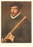 CPM Peinture Francaise Ecole Francaise Portrait d'un musicien 
