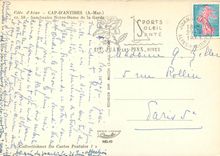 CPM Cap d'Antibes A Mar Sanctuaire Notre Dame de la Garde 