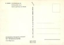 CPM Cite Medievale de Perouges Ain Galerie gothique du Musee