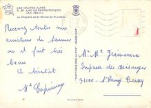 CPM Les Hautes Alpes Lac de Serre Poncon La Chapelle de St Michel de Prunieres 