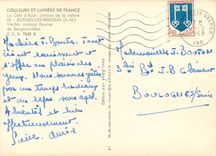 CPM Bormes Les Mimosas AM Vieilles maisons fleuries de Bougainvillees