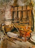 CPM Musee du Pays Brignolais Var Salle des Gardes Pressoir a huile 