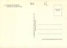 CPM Le Village de Gourdon Excursion des Gorges du Loup