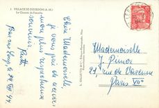 CPM Village de Gourdon AM Le Chemin du Paradis