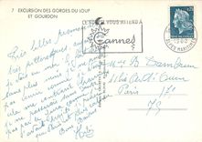 CPM Excursion des Gorges du Loup et Gourdon