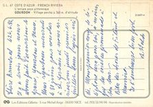 CPM Gourdon Cote d'Azur French Riviera L'arriere pays pittoresque