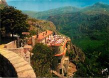 CPM Gourdon La Sarrazine Alpes Maritimes Le Restaurant Le Nid d'Aigle 