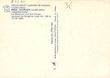 CPM Gourdon La Sarrazine Alpes Maritimes Le Restaurant Le Nid d'Aigle