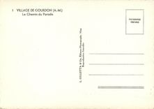CPM Village de Gourdon AM Le Chemin du Paradis 