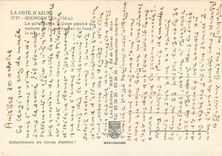 CPM Gourdon Le pittoresque village perche au sommet de la montagne au fond la mer 