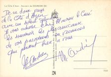 CPM La Cote d'Azur Souvenir de Gourdon 