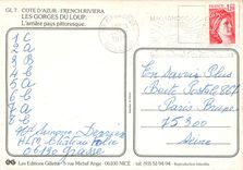 CPM Cote d'Azur French Riviera Les Gorges du Loup L'arriere pays pittoresque