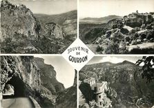 CPM Souvenir de Gourdon 