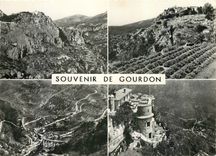 CPM Souvenir de Gourdon 