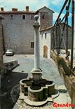 CPM Gourdon Alpes Maritimes Vieux village feodal bati en nid d'aigle dominant les Gorges du Loup 