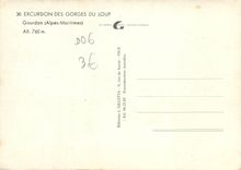 CPM Gourdon Alpes Maritimes 