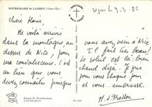 CPM Notre Dame de Laghet Alpes Mar 