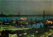 CPM Lisboa Ponte Salazar de noite 